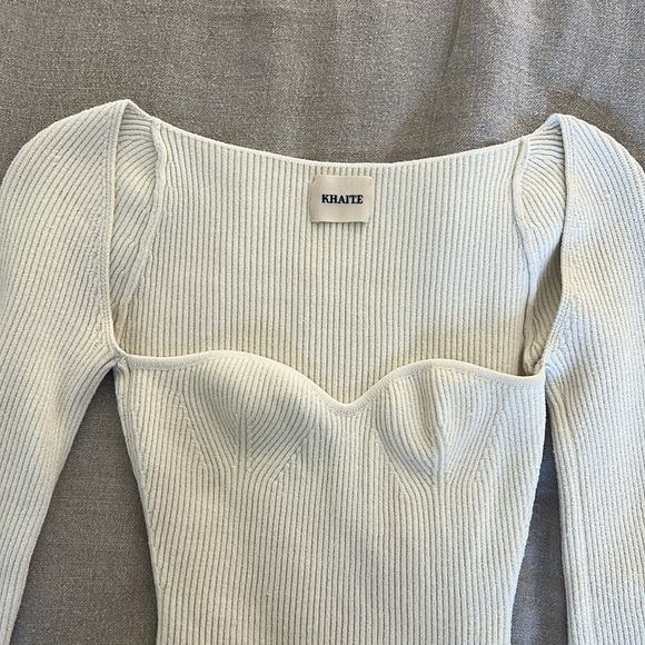 Khaite Maddy Top in Ivory - Picture 8 of 15